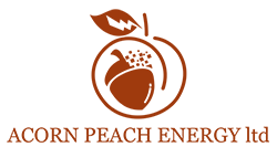 Acorn Peach Energy Logo